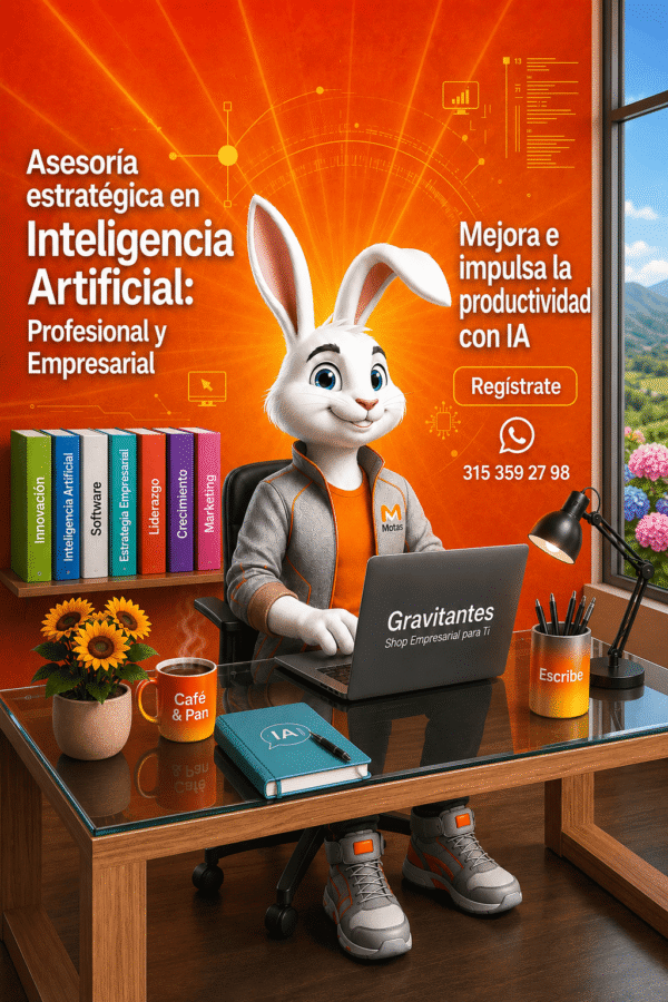 Asesoría para fortalecer habilidades y competencias del talento humano en el uso efectivo de Inteligencia Artificial, aplicado a procesos y actividades para mejorar e impulsar la productividad de profesionales y empresas.